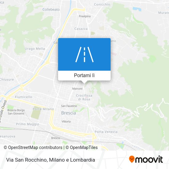 Mappa Via San Rocchino