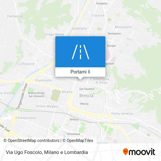 Mappa Via Ugo Foscolo
