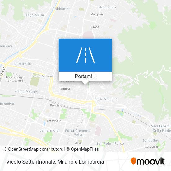 Mappa Vicolo Settentrionale
