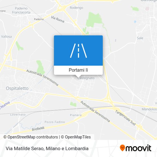 Mappa Via Matilde Serao