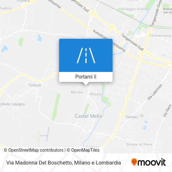 Mappa Via Madonna Del Boschetto