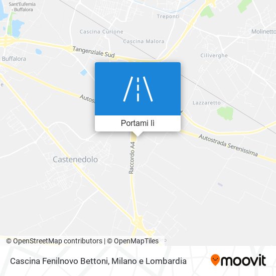 Mappa Cascina Fenilnovo Bettoni