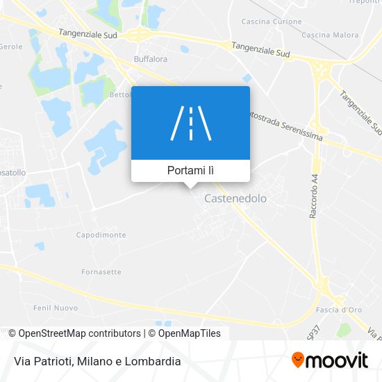 Mappa Via Patrioti