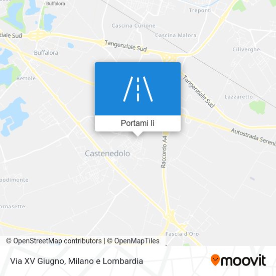 Mappa Via XV Giugno