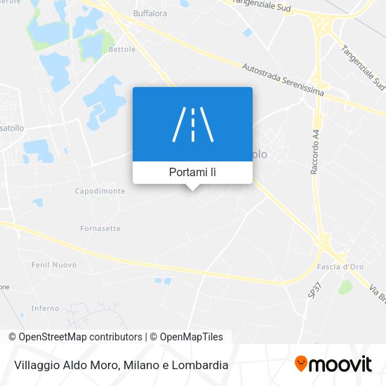 Mappa Villaggio Aldo Moro