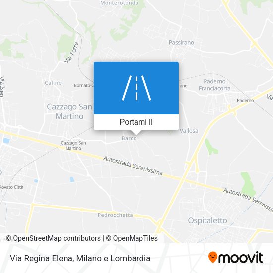 Mappa Via Regina Elena