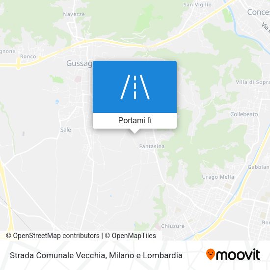 Mappa Strada Comunale Vecchia