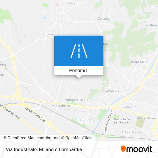 Mappa Via Industriale