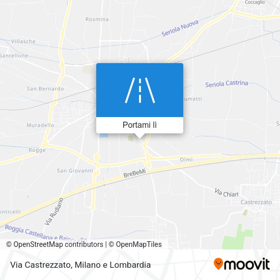 Mappa Via Castrezzato