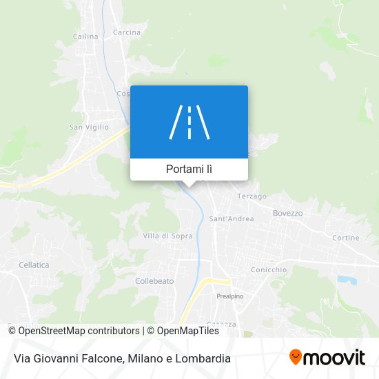 Mappa Via Giovanni Falcone