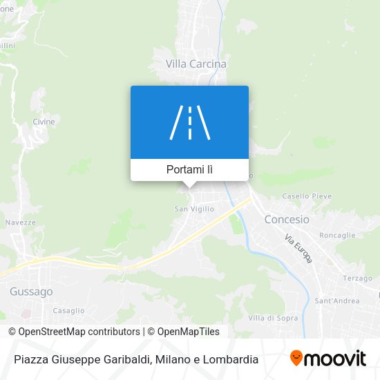 Mappa Piazza Giuseppe Garibaldi