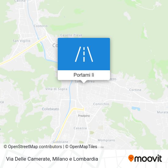 Mappa Via Delle Camerate