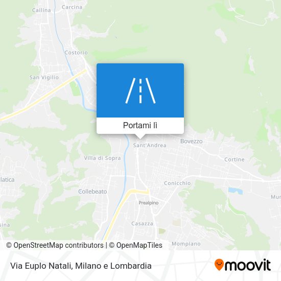 Mappa Via Euplo Natali