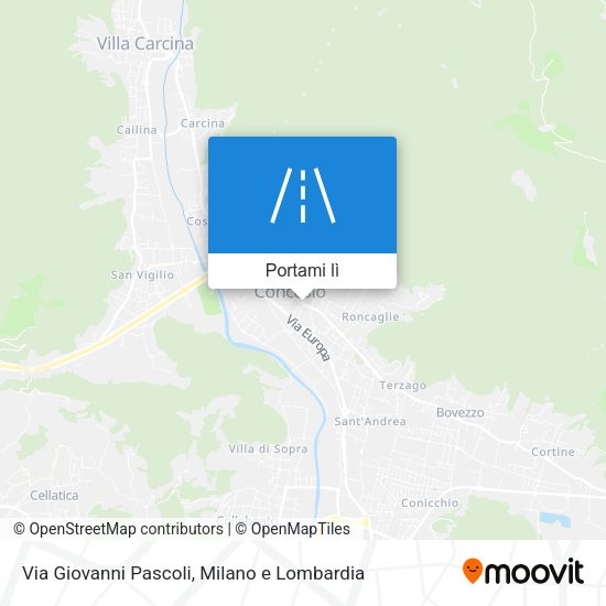 Mappa Via Giovanni Pascoli