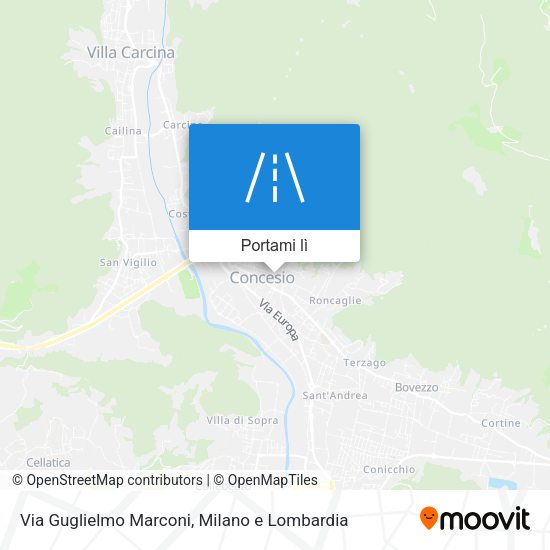 Mappa Via Guglielmo Marconi