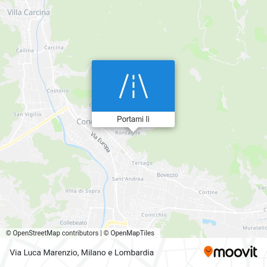 Mappa Via Luca Marenzio