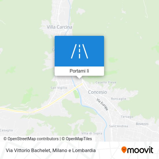 Mappa Via Vittorio Bachelet