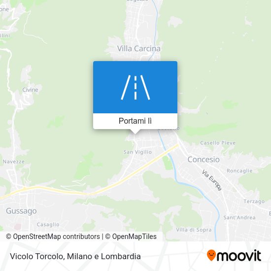 Mappa Vicolo Torcolo