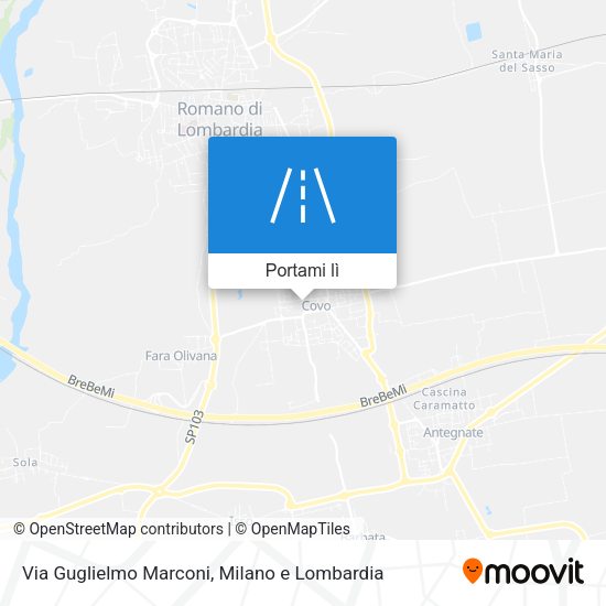 Mappa Via Guglielmo Marconi