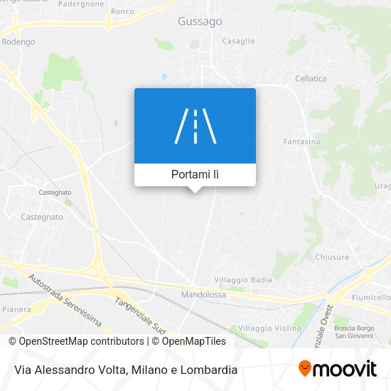 Mappa Via Alessandro Volta
