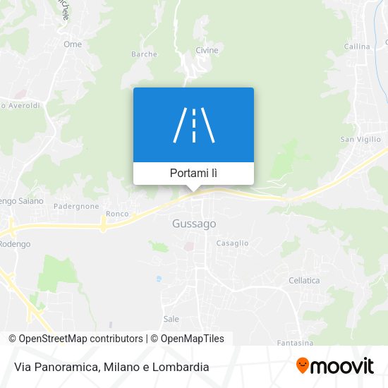 Mappa Via Panoramica