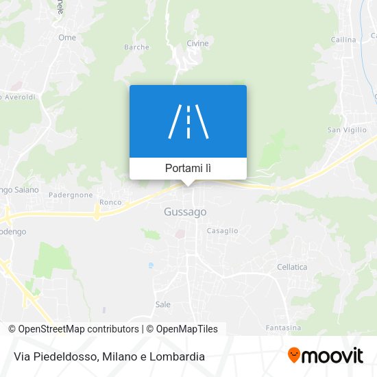 Mappa Via Piedeldosso