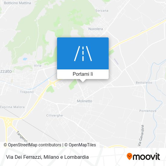 Mappa Via Dei Ferrazzi
