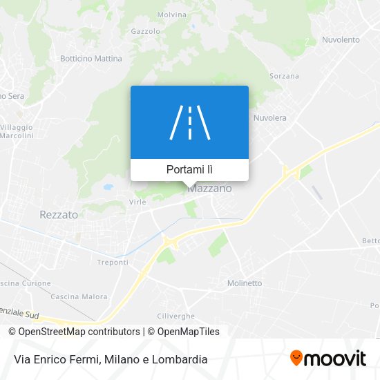 Mappa Via Enrico Fermi
