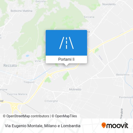Mappa Via Eugenio Montale