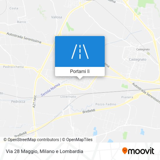 Mappa Via 28 Maggio