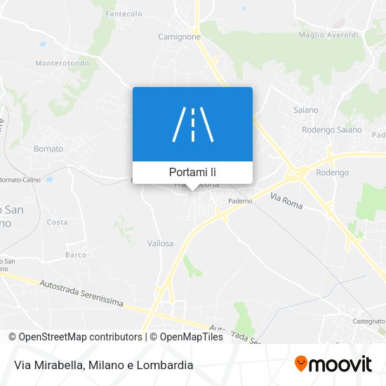 Mappa Via Mirabella