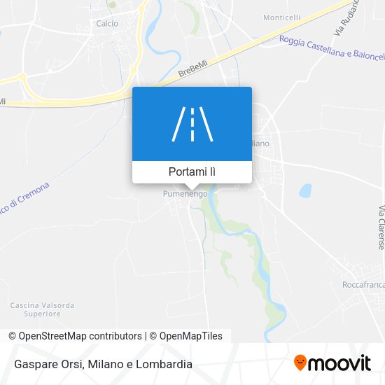 Mappa Gaspare Orsi
