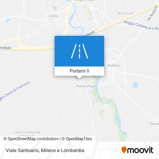 Mappa Viale Santuario