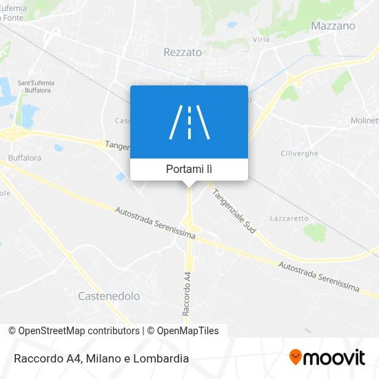 Mappa Raccordo A4