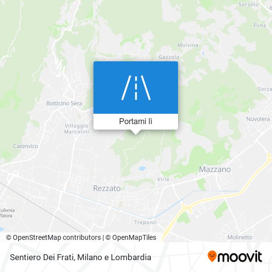 Mappa Sentiero Dei Frati