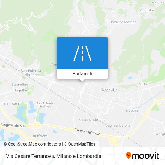 Mappa Via Cesare Terranova