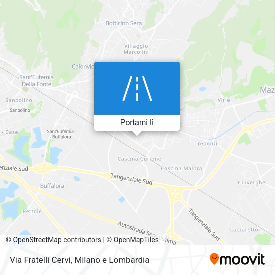 Mappa Via Fratelli Cervi
