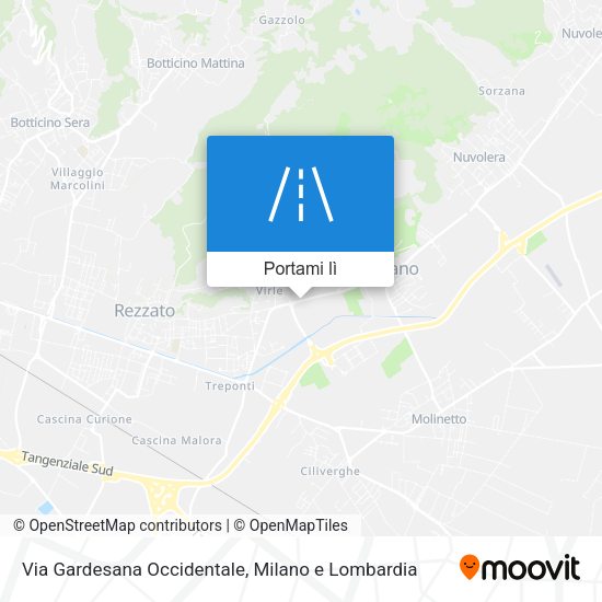 Mappa Via Gardesana Occidentale