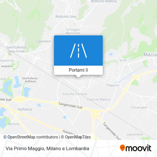 Mappa Via Primo Maggio