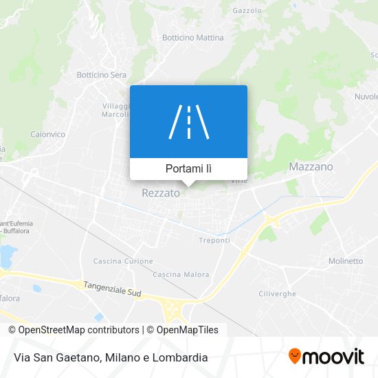 Mappa Via San Gaetano