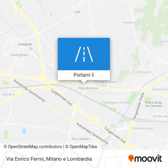 Mappa Via Enrico Fermi