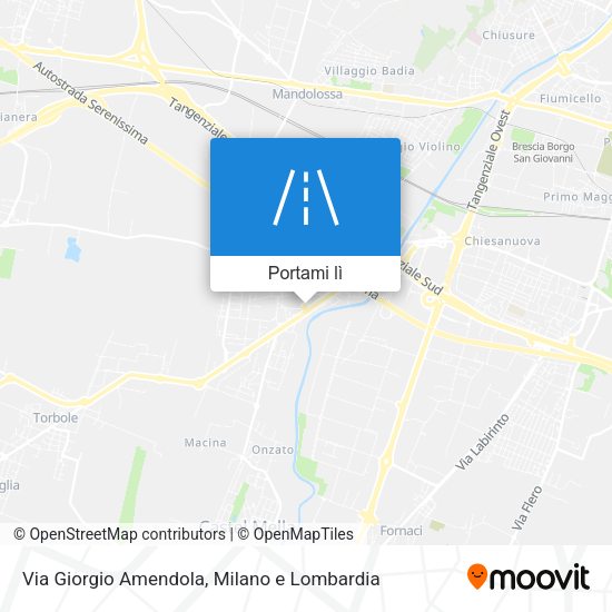 Mappa Via Giorgio Amendola