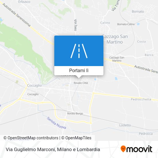 Mappa Via Guglielmo Marconi