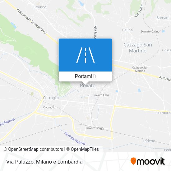 Mappa Via Palazzo