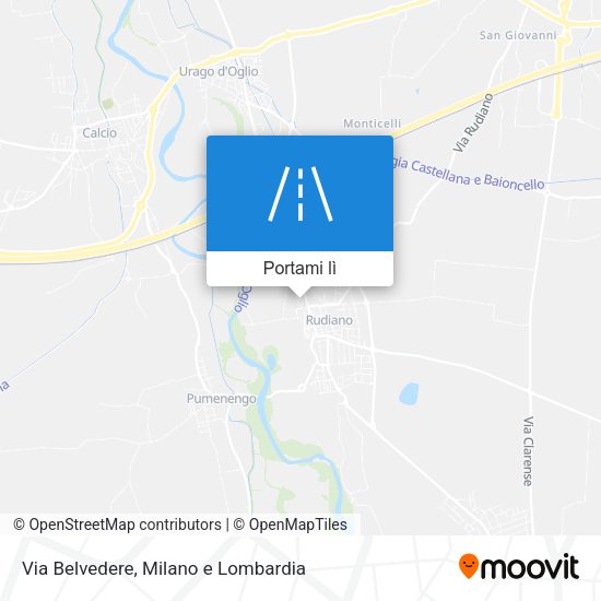 Mappa Via Belvedere
