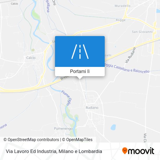 Mappa Via Lavoro Ed Industria