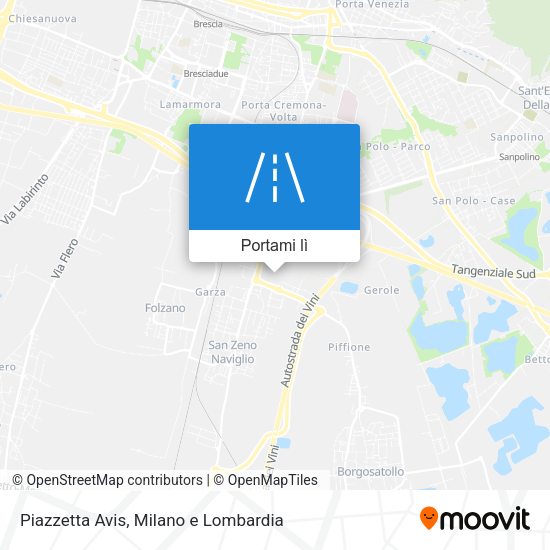 Mappa Piazzetta Avis