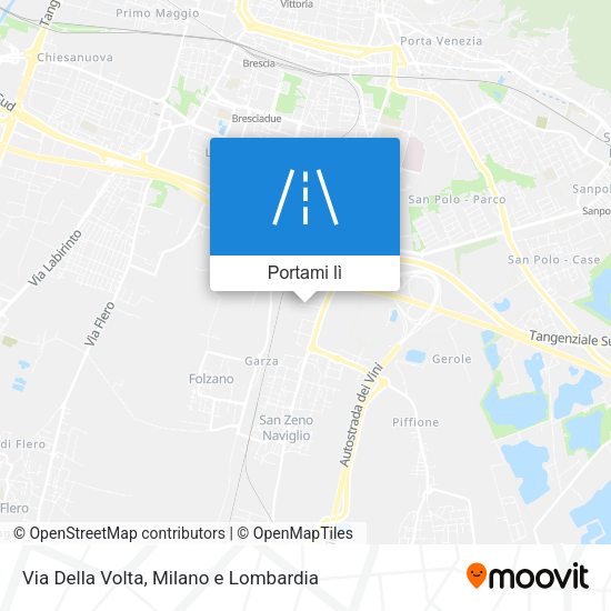 Mappa Via Della Volta
