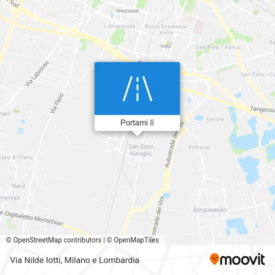 Mappa Via Nilde Iotti