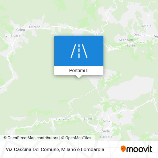 Mappa Via Cascina Del Comune